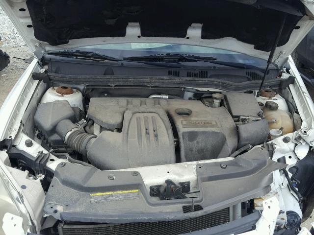 1G1AT58H197291656 - 2009 CHEVROLET COBALT LT WHITE photo 7