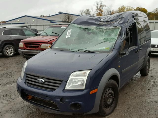 NM0LS6BN6DT153860 - 2013 FORD TRANSIT CO BLUE photo 2