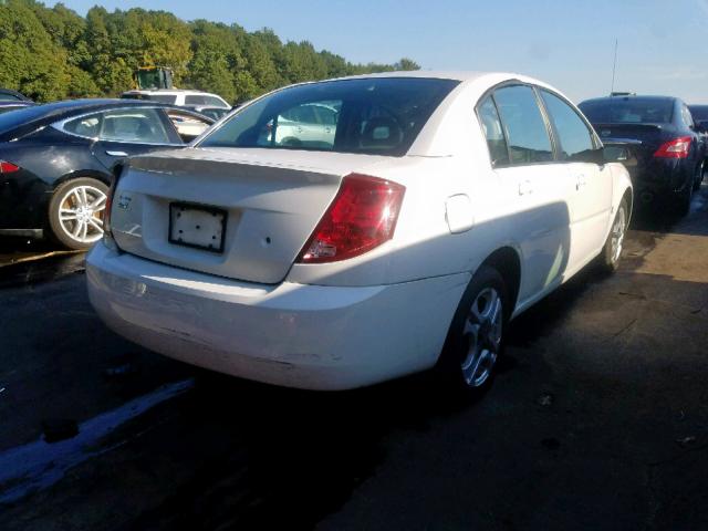 1G8AL54F23Z176680 - 2003 SATURN ION LEVEL WHITE photo 4