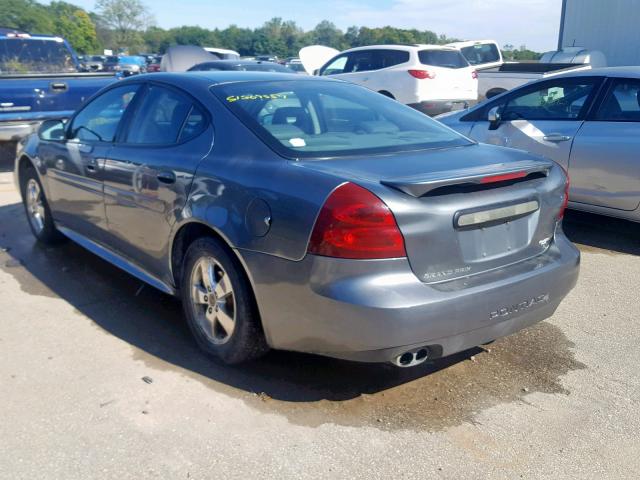 2G2WS522151144608 - 2005 PONTIAC GRAND PRIX GRAY photo 3
