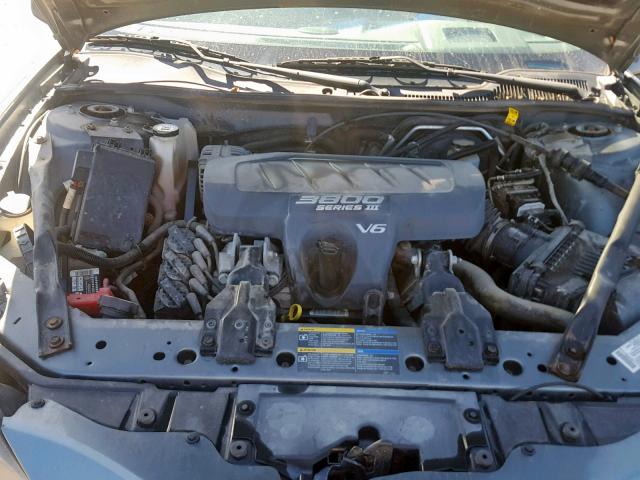 2G2WS522151144608 - 2005 PONTIAC GRAND PRIX GRAY photo 7