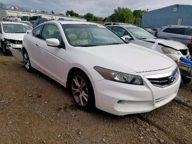 1HGCS2B88BA001840 - 2011 HONDA ACCORD EXL WHITE photo 1