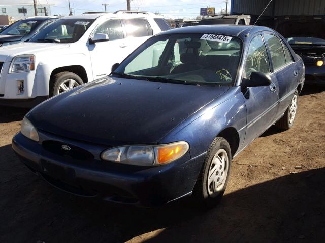 3FAFP13P81R161739 - 2001 FORD ESCORT BLUE photo 2