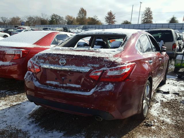 1N4BL3AP9GC133495 - 2016 NISSAN ALTIMA 3.5 BURGUNDY photo 4