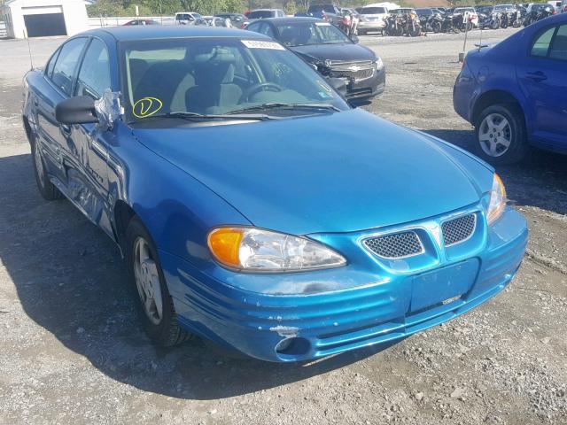 1G2NF52TXYM803142 - 2000 PONTIAC GRAND AM S BLUE photo 1