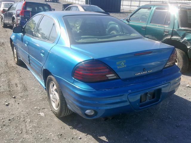 1G2NF52TXYM803142 - 2000 PONTIAC GRAND AM S BLUE photo 3