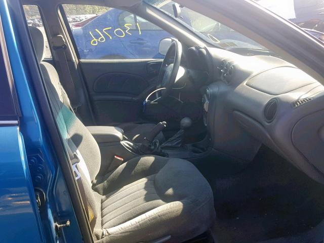 1G2NF52TXYM803142 - 2000 PONTIAC GRAND AM S BLUE photo 5