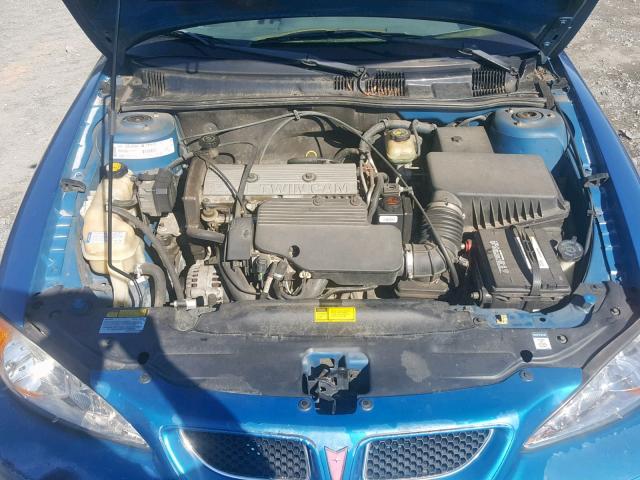 1G2NF52TXYM803142 - 2000 PONTIAC GRAND AM S BLUE photo 7