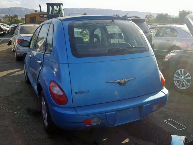 3A8FY48B08T229530 - 2008 CHRYSLER PT CRUISER BLUE photo 3