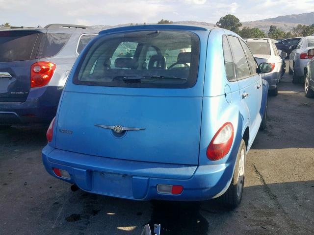 3A8FY48B08T229530 - 2008 CHRYSLER PT CRUISER BLUE photo 4