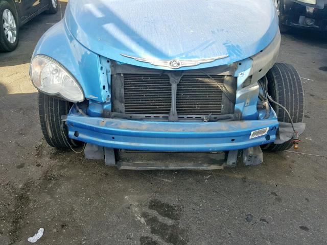 3A8FY48B08T229530 - 2008 CHRYSLER PT CRUISER BLUE photo 9