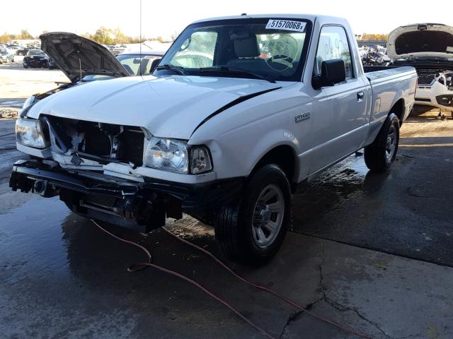 1FTKR1AD1APA68404 - 2010 FORD RANGER WHITE photo 2