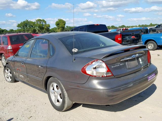 1FAFP55SX2A241015 - 2002 FORD TAURUS SES GRAY photo 3