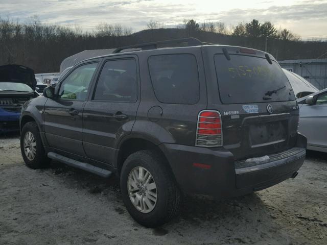 4M2CU57115DJ26844 - 2005 MERCURY MARINER GRAY photo 3