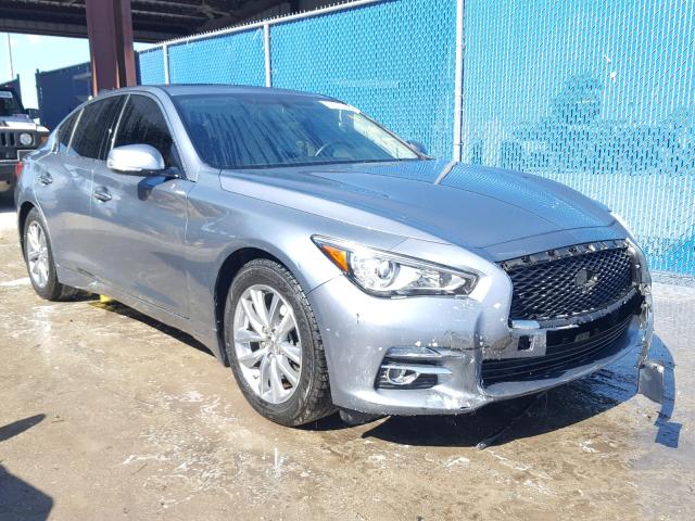 JN1BV7ARXEM703804 - 2014 INFINITI Q50 BASE BLUE photo 1