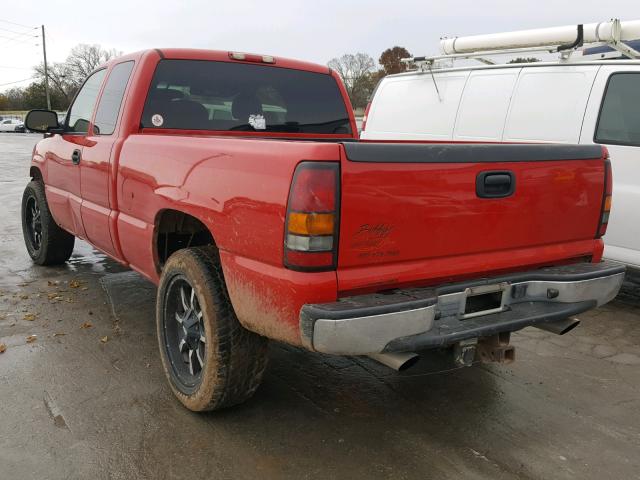 1GTEC19T15Z112096 - 2005 GMC NEW SIERRA RED photo 3