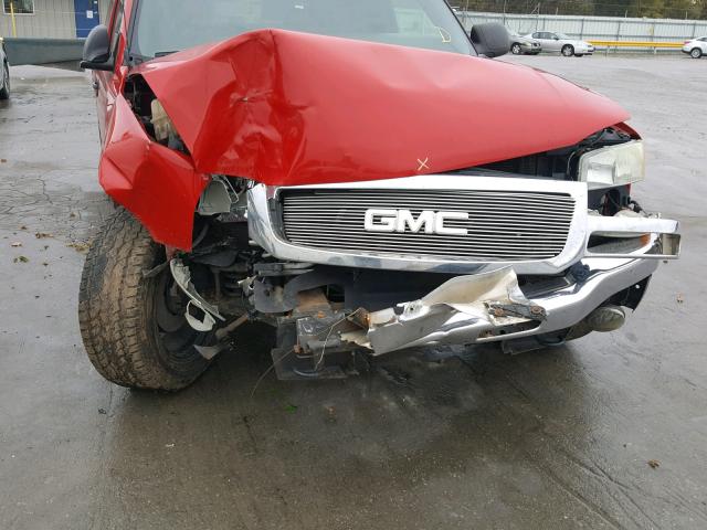 1GTEC19T15Z112096 - 2005 GMC NEW SIERRA RED photo 9