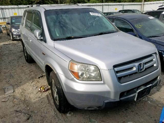 5FNYF28527B012773 - 2007 HONDA PILOT EXL SILVER photo 1