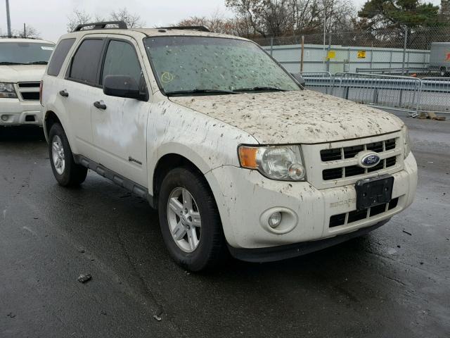 1FMCU5K39AKD27939 - 2010 FORD ESCAPE HYB WHITE photo 1