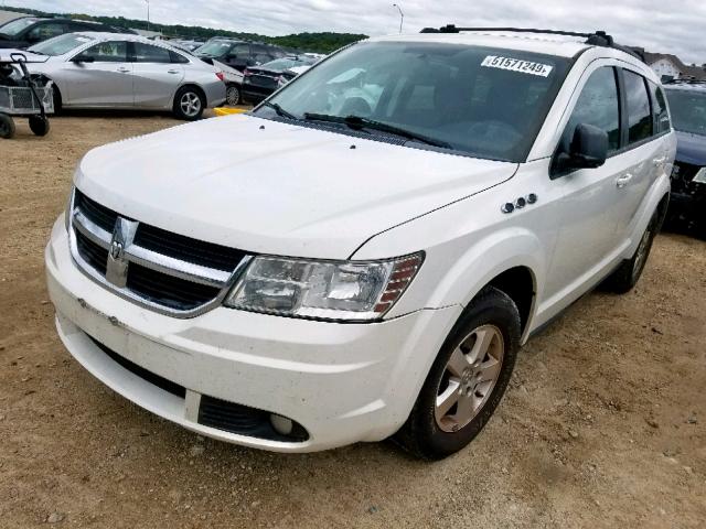 3D4GG47B39T150230 - 2009 DODGE JOURNEY SE WHITE photo 2