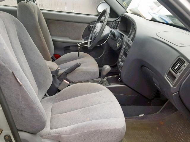 KMHDN46D64U784120 - 2004 HYUNDAI ELANTRA SILVER photo 5