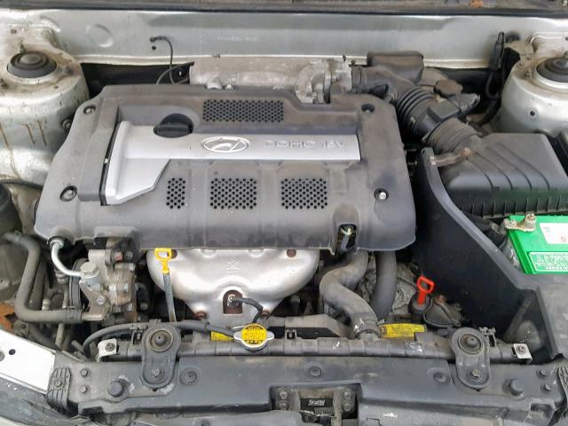 KMHDN46D64U784120 - 2004 HYUNDAI ELANTRA SILVER photo 7