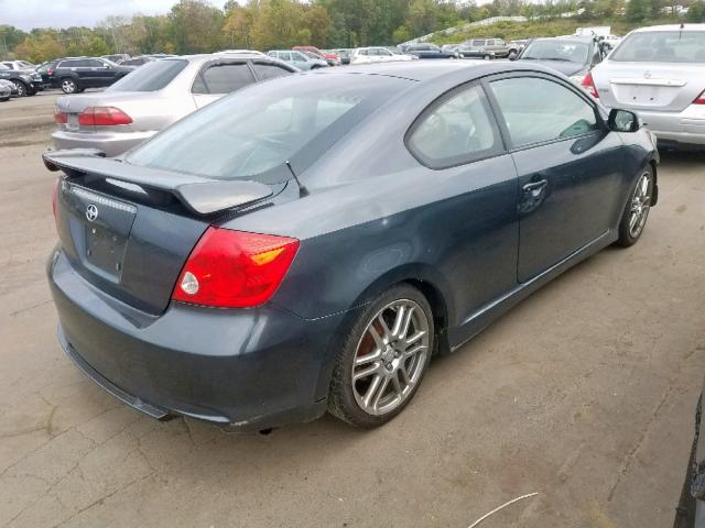 JTKDE167270204511 - 2007 TOYOTA SCION TC ვერცხლისფერი ფოტო 4
