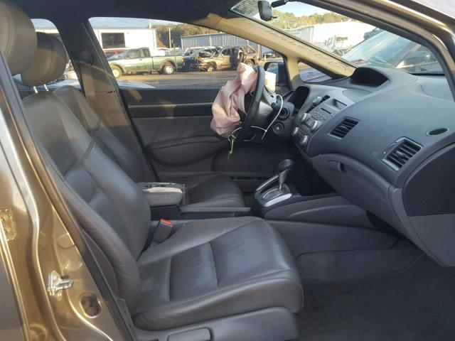 2HGFA16968H315185 - 2008 HONDA CIVIC EXL 灰色 照片 5