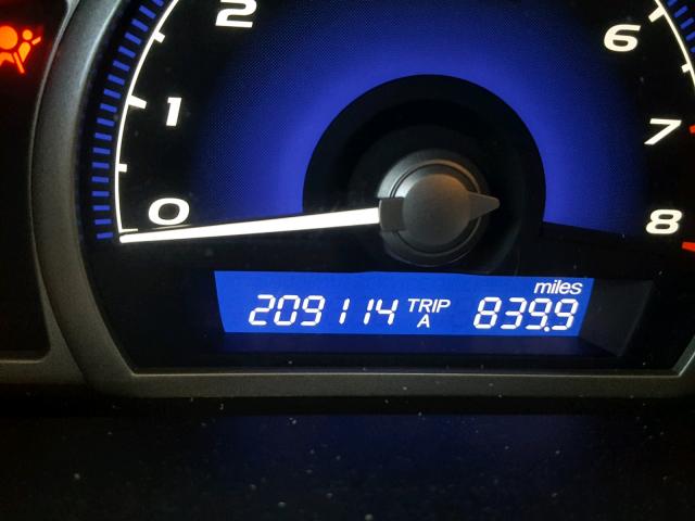 2HGFA16968H315185 - 2008 HONDA CIVIC EXL 灰色 照片 8