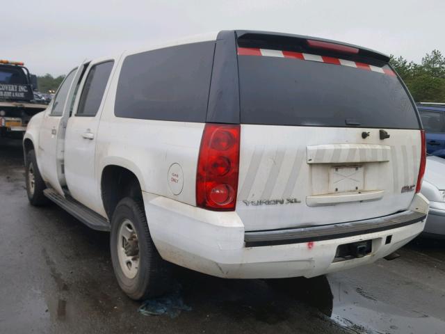 1GKGK26K38R167459 - 2008 GMC YUKON XL K WHITE photo 3