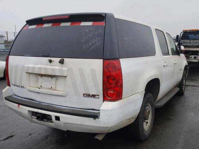 1GKGK26K38R167459 - 2008 GMC YUKON XL K WHITE photo 4