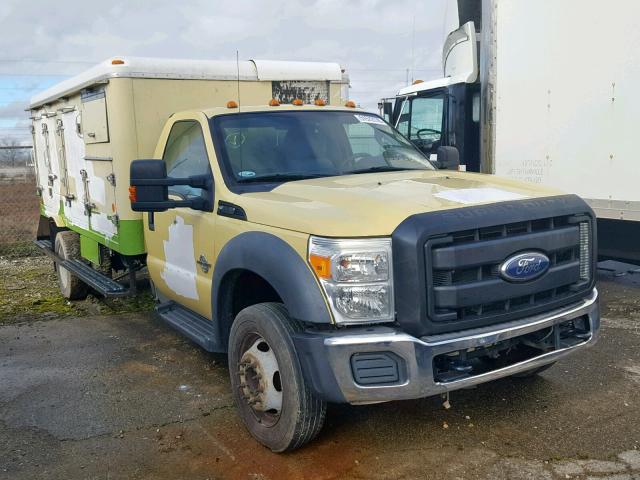 1FDUF5GT7BEC37986 - 2011 FORD F550 SUPER YELLOW photo 1