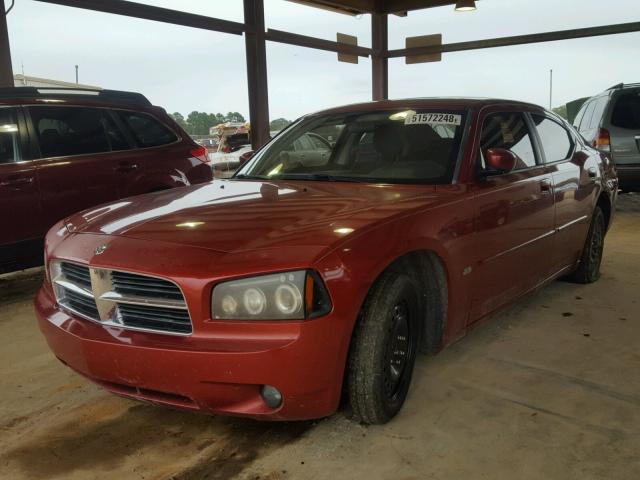 2B3CA3CV6AH177024 - 2010 DODGE CHARGER SX RED photo 2