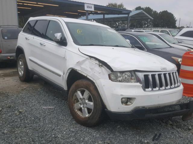 1C4RJEAG6DC632079 - 2013 JEEP GRAND CHER WHITE photo 1