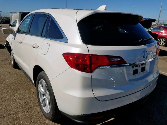 5J8TB4H59EL003856 - 2014 ACURA RDX TECHNO WHITE photo 3