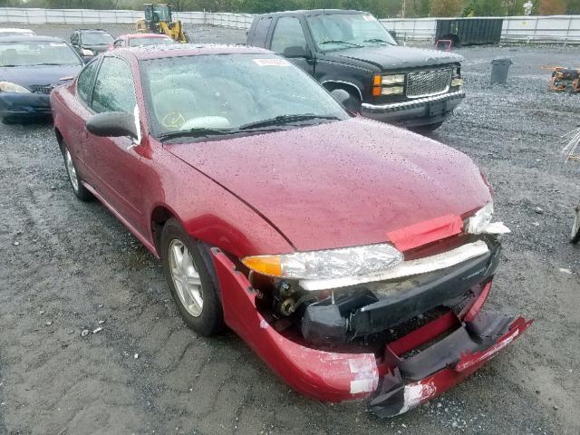 1G3NL12F74C140443 - 2004 OLDSMOBILE ALERO GL BURGUNDY photo 1