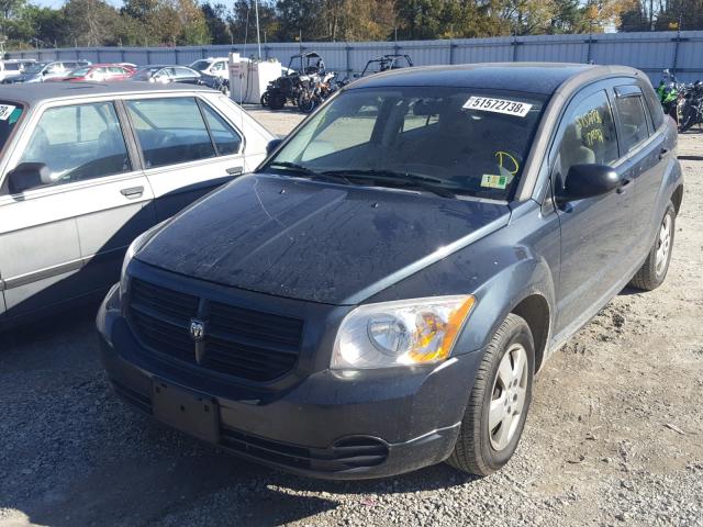 1B3HB28B37D288681 - 2007 DODGE CALIBER BLUE photo 2