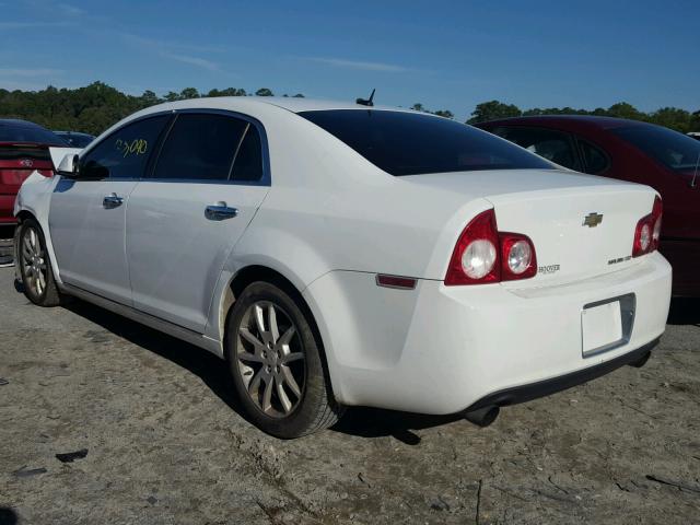 1G1ZE5E74BF132439 - 2011 CHEVROLET MALIBU LTZ WHITE photo 3