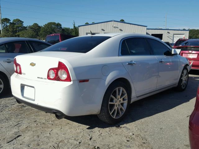 1G1ZE5E74BF132439 - 2011 CHEVROLET MALIBU LTZ WHITE photo 4