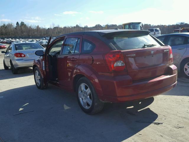 1B3HB48AX9D172691 - 2009 DODGE CALIBER SX RED photo 3