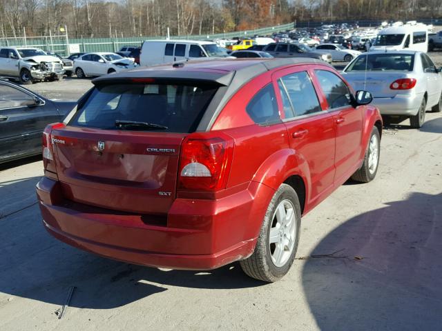 1B3HB48AX9D172691 - 2009 DODGE CALIBER SX RED photo 4