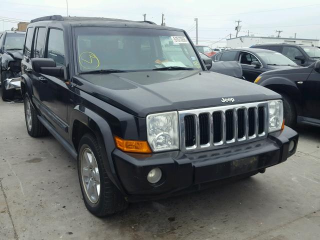1J8HG48P07C54232 - 2007 JEEP COMMANDER BLACK photo 1