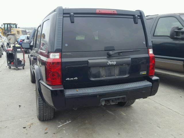 1J8HG48P07C54232 - 2007 JEEP COMMANDER BLACK photo 10