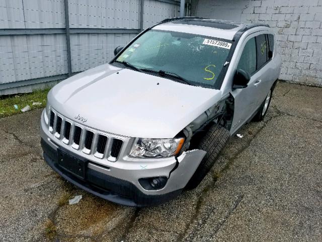 1C4NJCEA3CD651755 - 2012 JEEP COMPASS LA SILVER photo 2