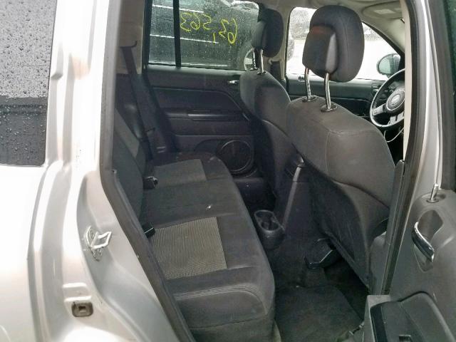 1C4NJCEA3CD651755 - 2012 JEEP COMPASS LA SILVER photo 6