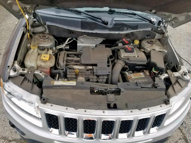 1C4NJCEA3CD651755 - 2012 JEEP COMPASS LA SILVER photo 7