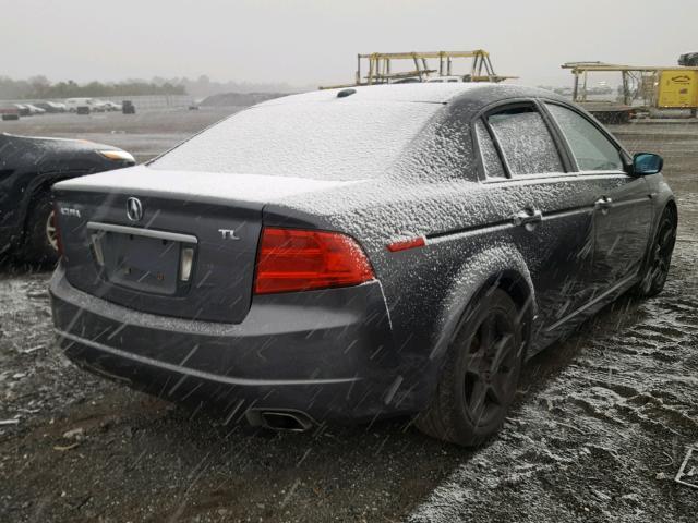 19UUA66234A013787 - 2004 ACURA TL GRAY photo 4