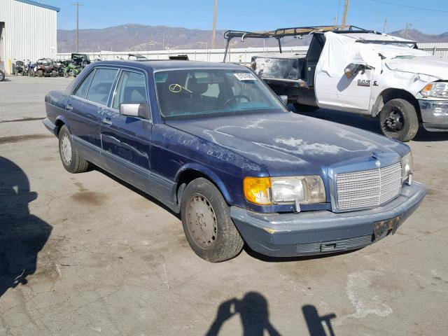 WDBCA35026A194993 - 1986 MERCEDES-BENZ 420 SEL BLUE photo 1