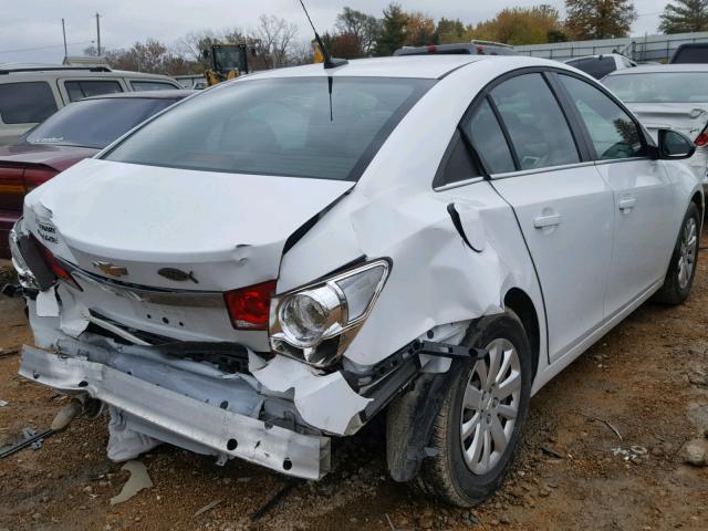 1G1PC5SH1B7115506 - 2011 CHEVROLET CRUZE LS WHITE photo 4