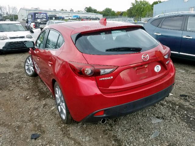 JM1BM1L39E1207724 - 2014 MAZDA 3 TOURING RED photo 3